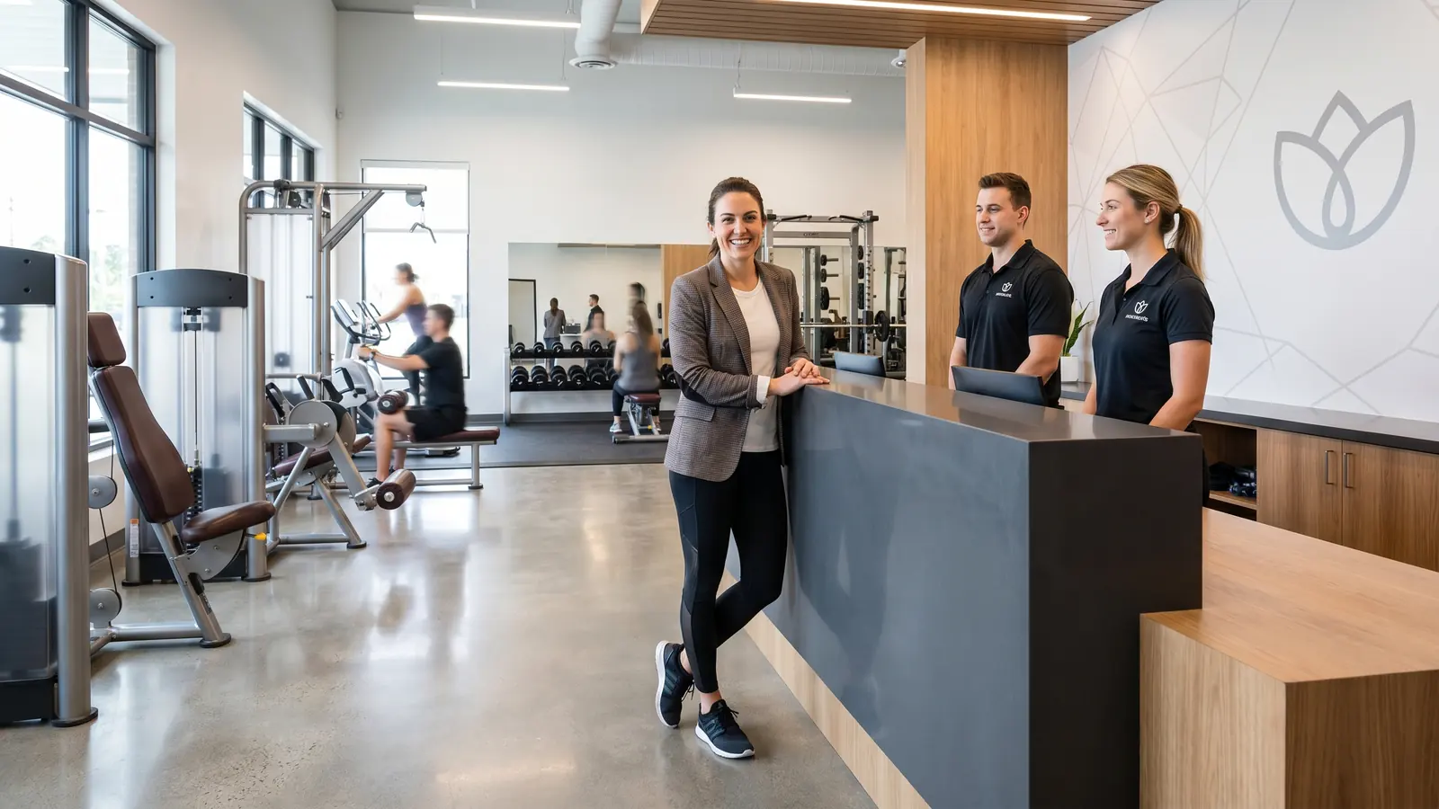 Fitness and wellness franchise professional inside a premium studio environment.