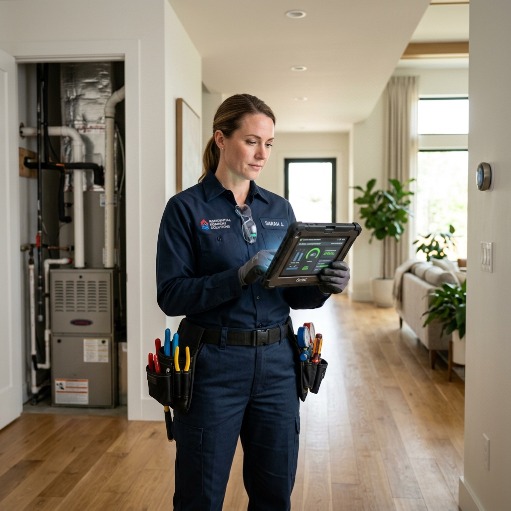 Home services command center showing lead response and business activity