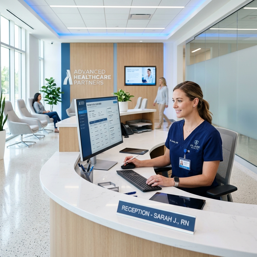 Medical practice overview dashboard preview